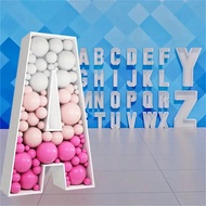 1PC 70cm High A-Z Letters And 0-9 Numbers Balloon Kt Board Frame, Pre-Cut Foam Board, 3D Filled Ball