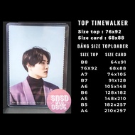Toploader B6 Holds Postcards, Photocards, Cards Size B6 (18.2*12.8cm)
