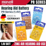 GERMANY ORIGINAL Maxell Zinc Hearing Aid Battery Bateri Alat Pendengaran 助听器电池 312 PR41 , 675 PR44 ,