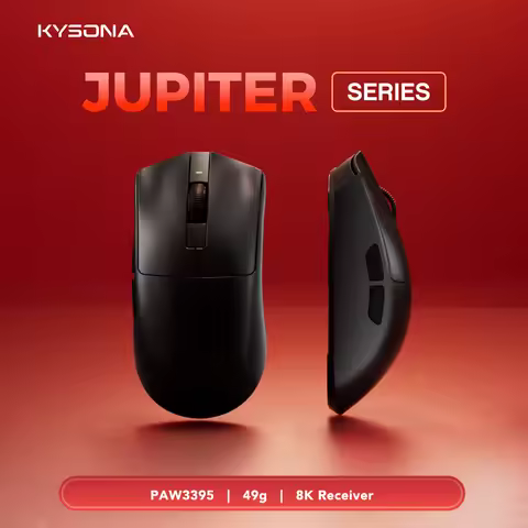KYSONA Jupiter Pro Lightweight Game Esports Office 3395 Sensor 8khz Receiver Wireless Rechargeable M