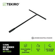 TEKIRO T-TYPE SOCKET 9 MM BLACK T-SOCKET WRENCH BLACK T-SOCKET WRENCH 9MM T-SOCKET WRENCH WR-TT0233