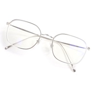 【5積分】成色極佳 □ Kaneko Optical KS-016 方形眼鏡 霧面銀色 55□21-148 近視鏡鏡片 含眼鏡盒 日本製造 男士