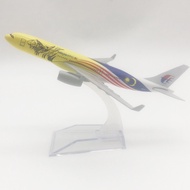 Yalinda Malaysia A330 Harimau Malaya Aircraft Model 16cm Die-cast Metal Airplane Model Plane Toy Kid