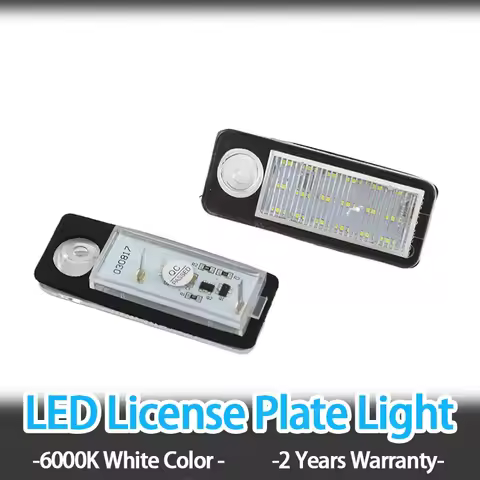 For Audi A6 C5 4B Avant Wagon 1997-2004 RS6 RS6 Plus 2002-2004 12V LED Car License Number Plate Ligh