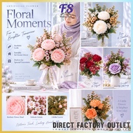 7 BRANCHES ARTIFICIAL MIX FLOWER BOQUET/BUNGA HIASAN HANTARAN MAJLIS/BUNGA TIRUAN HIASAN RUMAH/WEDDI
