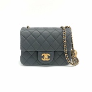Chanel 灰色 23K 方胖子 金球 晶片23年9月23日深圳 肩背包