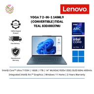 Lenovo Yoga 7 2-in-1 14IML9 83DJ0037MJ-W11 14" Laptop(Ultra 7 155H, 16GB,1TB, Intel Arc,W11H, Off H&