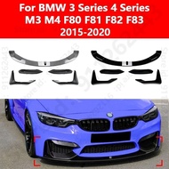For BMW 3 Series 4 Series M3 M4 F80 F81 F82 F83 2015-2020 Front Bumper Lip Spoiler Front Bumper Prot