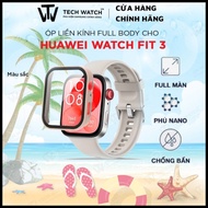 [ Huawei watch Fit 3 case ] - Tempered Glass Case for Huawei watch Fit3