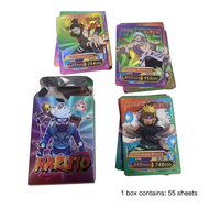 55PCS Naruto Card Trading Card Game Naruto Kayou Kartu Naruto Anime Naruto Collection Card Naruto Ka