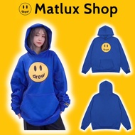 DREW HOUSE Mascot Justin Bieber Blue SS21 hoodie, high quality European version, feltJacket with DRE