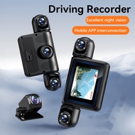 4 Channel Car DVR Dash Camera WIFI APP 24H Night Vision Mini Optional Rear Lens Car DVR Video Record