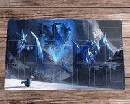 YuGiOh TCG CCG Playmat Trishula Dragon of the ice Barrier Trading Card Game Mat Zones &amp; Bag Anti-slip Desk Pad Mousepad