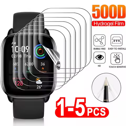 Soft Hydrogel Film for Xiaomi Amazfit GTR 4 3 2 2E POP Pro Screen Protector for Huami Amazfit GTS 2 