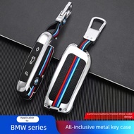 BMW Car Key Case with Keychain for X2 X3 X5 I7 X7 525 530 535 730 740  G07 LCI IX I20 X1 U11 7 Serie