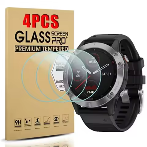 Tempered Glass For Garmin Fenix 6 6s 6x 7 7s 7x 7Pro Fenix 8 43mm 47mm 51mm Screen Protector Film Fo