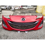 JDM Mazda3 Mazda 3 AXELA BL 2009-2012 Front Bumper With Fog Lamps Lights Red Colour