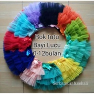 Cute 3-tier Baby tutu Skirt 0-12 Months/Plush Baby Party Skirt