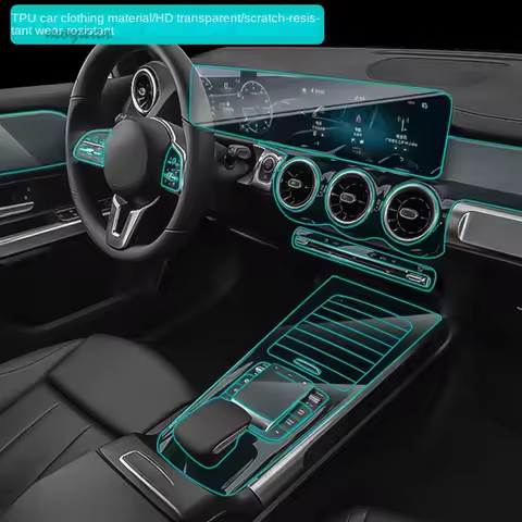 Tpu Film for Mercedes Benz GLA GLB GLA180 GLA200 GLB180 GLB200 Car Interior Sticker Center Console G