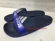 S.G Adidas Adilette Cloudfoam Ultra Sli 藍紫 軟底 舒適 運動拖鞋 AQ3945
