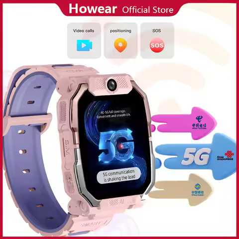 HW Z10 Smartwatch Smart Watch for Kids Child GPS Tracker 5G SIM Card 4G Boy Girl SOS Button 800mAh B