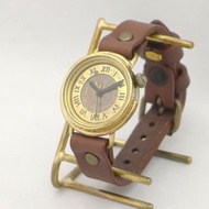 手工時鐘 MILTIMER5-B 男士黃銅（357 羅馬數字 BR）