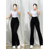 FLARE SCUBA ZIPPER//CUTBRAY CUBIT HIGHWAIST//CELANA CUTBRAY KANCING