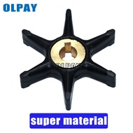 Water Pump Impeller for Johnson Evinrude 3HP 4HP 5HP 5.5HP 6HP 7.5HP 277181 434424 18-3001 Boat Engi