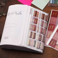 FLYTOP 5/6 Sheets Bible Index Label Sticker Self-adhesive Paper Tabs Bible Index Tabs for Study Read