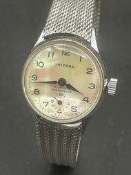 1950s 22mm Vintage Rolex Unicorn 女裝 小三針 貝母面 上鏈 Swiss Watch