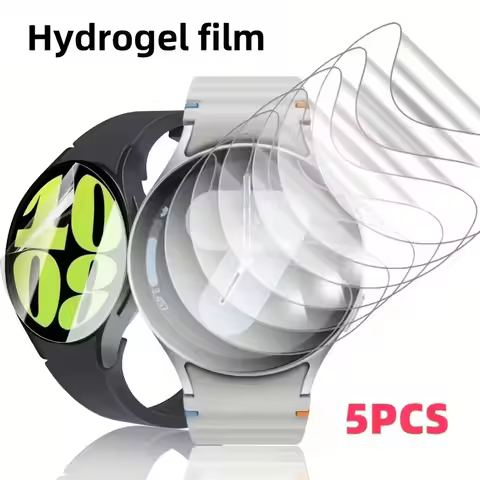 5Pcs Hydrogel Film For Samsung Galaxy Watch 47mm 40mm 44mm 45 46 43 42mm Screen Protector Galaxy Wat