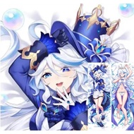 Dakimakura Furina Focalors Anime Body Pillow Cover Double-Sided Print Life Size Pillowcase Gifts
