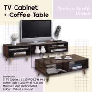 TV CABINET &amp; COFFEE TABLE / MODERN MEDIA STORAGE/ TV RACK/ TV CONSOLE/ TV STAND/HALL CABINET