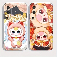 Vivo Y72 5G, Y51 2020, Y53S case with square edges, camera protection printed with BABY THREE V3