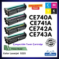 Compactible Toner CE740A CE741A CE742A CE743A For HP ColorLaserjet 5225 cp5225