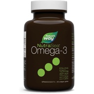 Nature's Way NutraSea Omega 3  Oil Softgels plement –  Mint Flavour – Heart & Brain port for Adults 