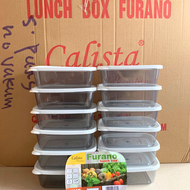 CALISTA FURANO SMOKE 6 PCS TOPLES PLASTIK WADAH PENYIMPANAN MAKANAN FOOD PREPARATION KONTAINER FREEZ