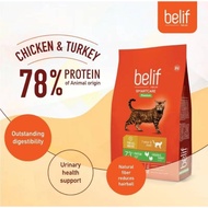 [ 18KG ] Belif  Premium Chicken & Turkey Cat Food Adult