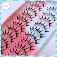Adfz Fake Eyelash Anime Eyelash 10 Pairs Little Devil Eyelash Natural Day Makeup Manga Eyelash Trans