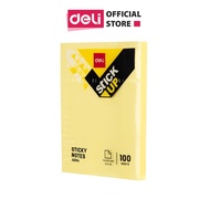 Deli note, 76×101mm, 3''×4'', 100 sheets, Yellow - EA00453