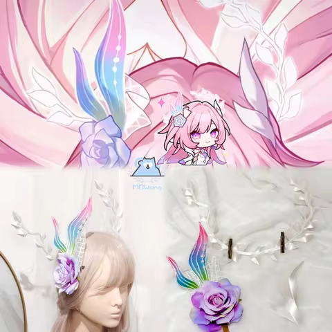 Game Honkai: Star Rail Cyrene Cosplay Prop Headwear Ripples of Past Reverie Halo Props For Hallowmas