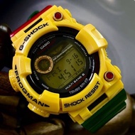G Shock Frogman Rasta GWF1000 Tide Graph Power Saver Digital Watch Jam tangan lelaki