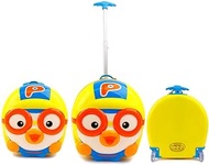 Pororo Trolley School Bag Luggage, Kids Children Soft Sturdy Waterproof Material with Wheels from Iconix Korea