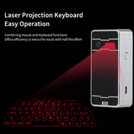 【Worth-Buy】 Portable Bluetooth Virtual Keyboard Wireless Projection Mini Touch Keyboard For Computer Mobile Phone With Mouse Function