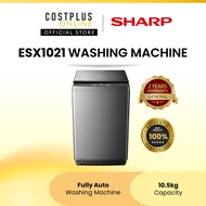 Sharp ESX1021 Fully Auto Top Load Washing Machine 10.5KG Energy Saving Mesin Basuh Automatik