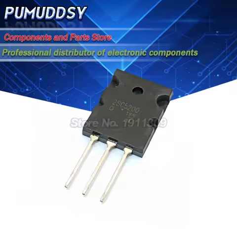 5PCS 2SC5200 TO-3P C5200 5200 2SA1943 A1943 TO-3PL transistor