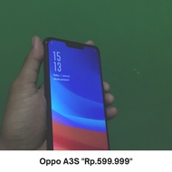 Hp murah Oppo a3s bekas Ram 2/16