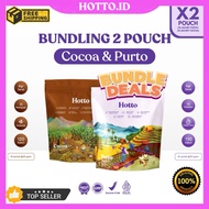 [BUNDLING 2 POUCH] Hotto PURTO & Hotto COCOA Multigrain Oat