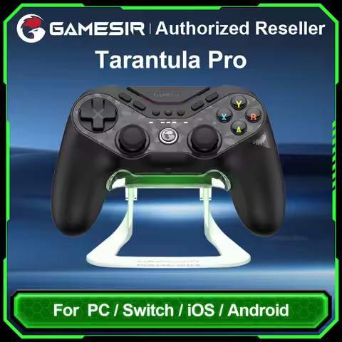 GameSir Tarantula Pro T3 Pro Wireless Gaming Controller with Gamesir Mag-Res TMR Sticks RGB Lighting