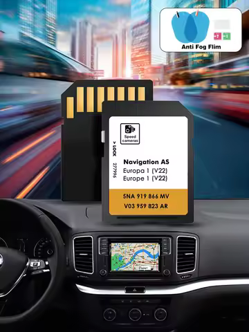 SD GPS Map Card Navigation Europe 2025 Car Navi for VW AS V22 Sat Nav 32GB MIB2 5NA 919 866 MV Free 